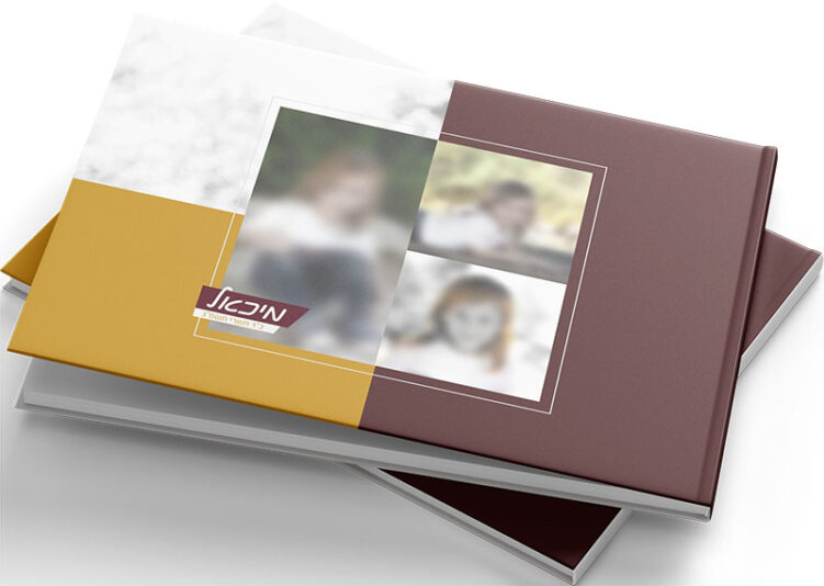 Horizontal book mockup