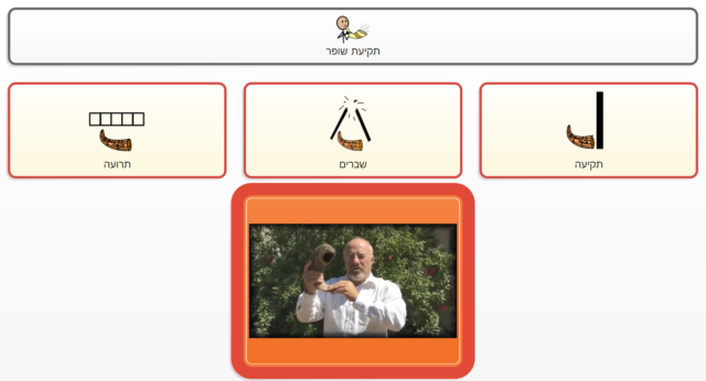 לוח תקשורת שופר בגריד