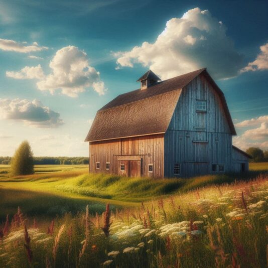 תמונה של אסם תבואה פשוט ואמיתי אסם פשוט פשוט