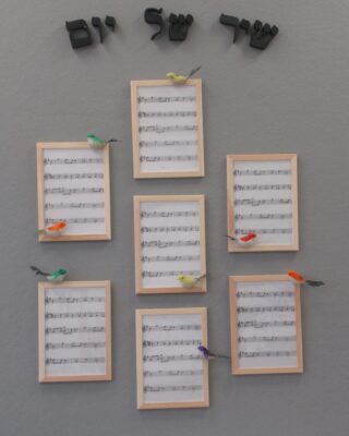 שיר של יוםקישוט מערכת שבועית