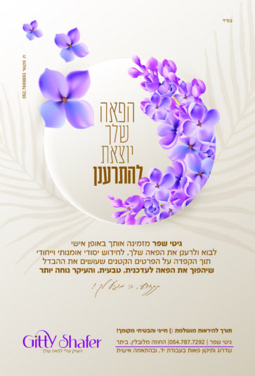 גיטי שפר פרסומת